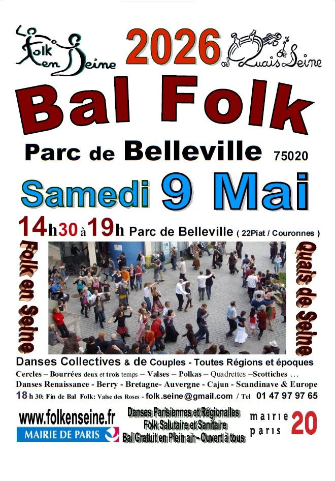 Bal Folk Parc de Belleville