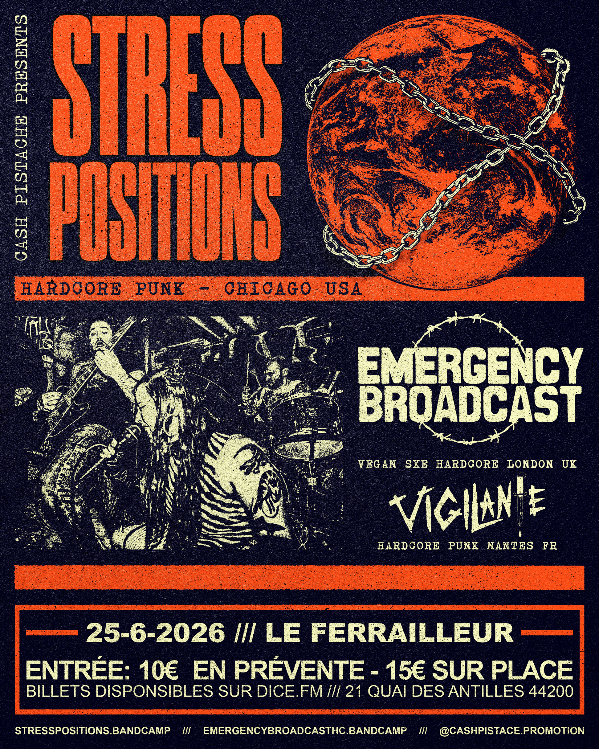 Stress Positons + Emergency Broadcast + Vigilante