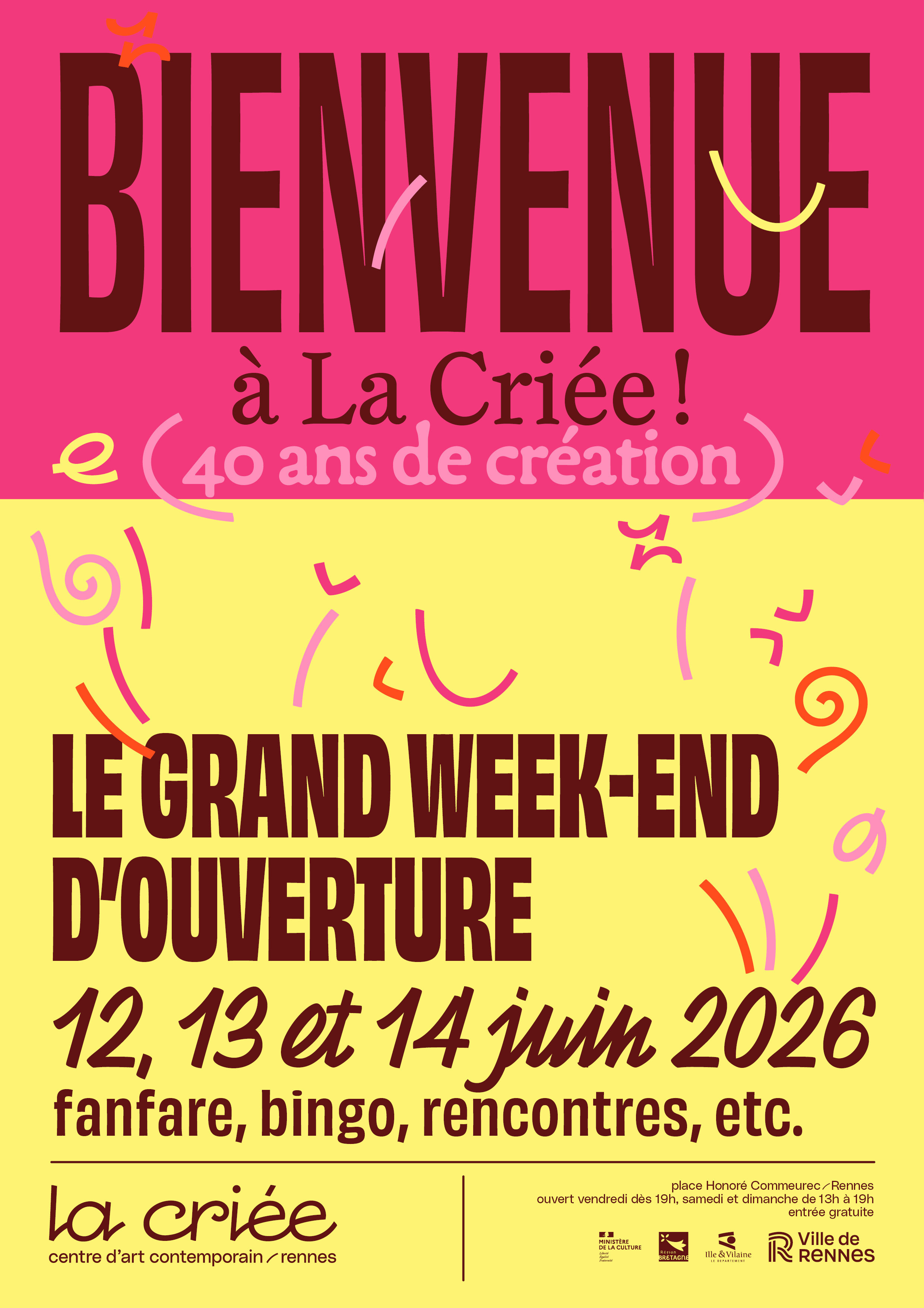 « Bienvenue à La Criée ! » - Le grand weekend d'ouverture