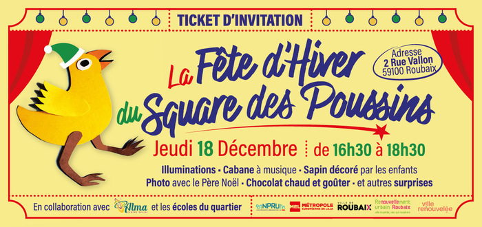 Fête d'hiver au square des poussins