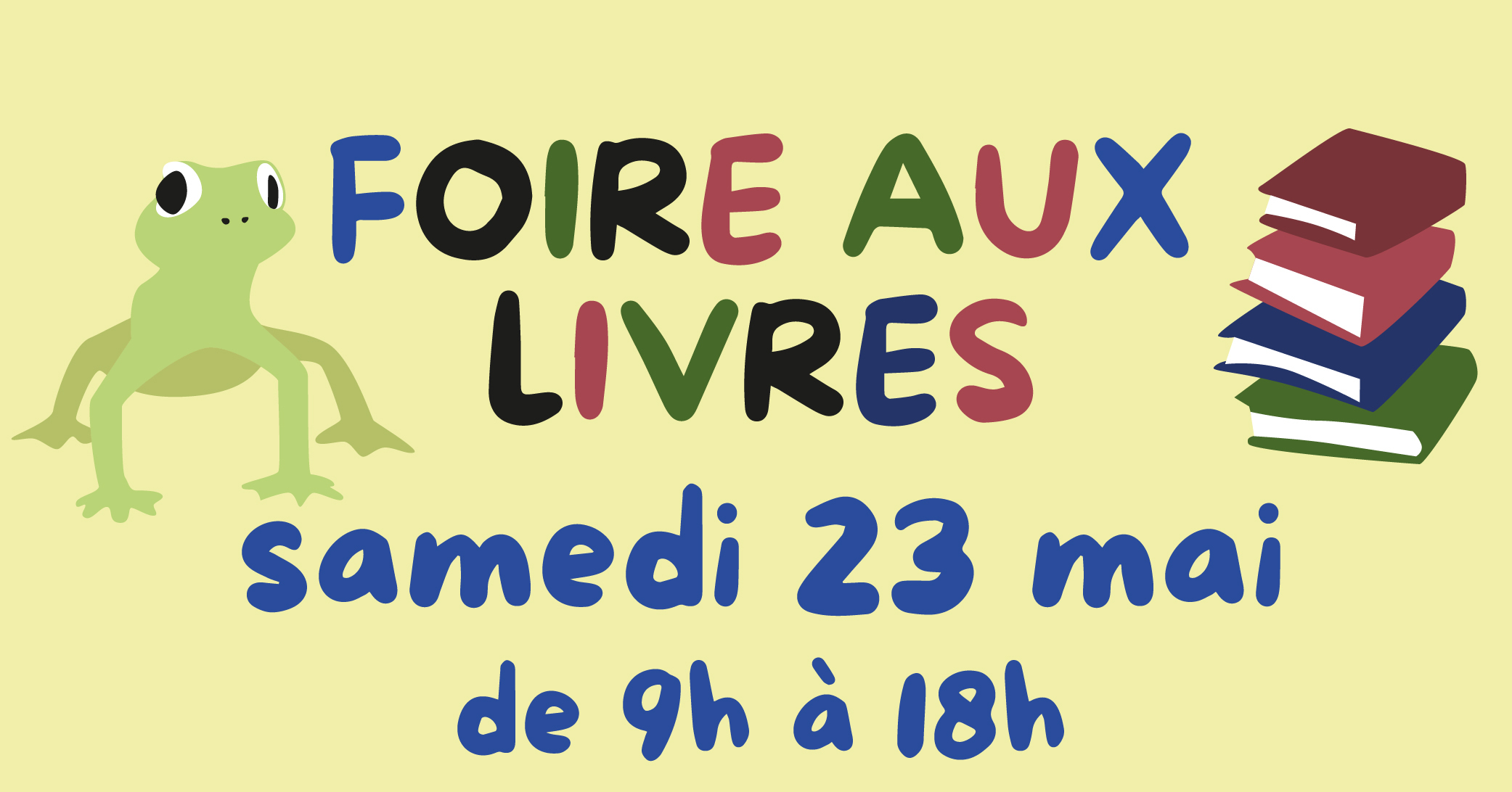 Foire aux livres et jeux d'enfants