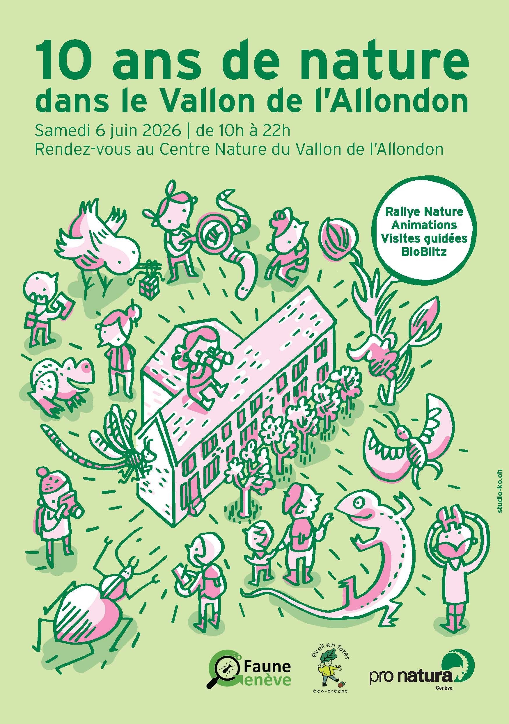 10 ans de nature dans le Vallon de l'Allondon