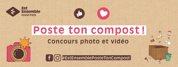 A l'occasion de cette quinzaine du compostage, Est Ensemble  la promotion du compostage à travers un concours photos et vidéos sur le thème du compost.
