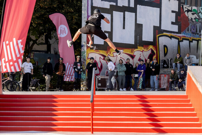 Finale des championnats de France street de trottinette freestyle