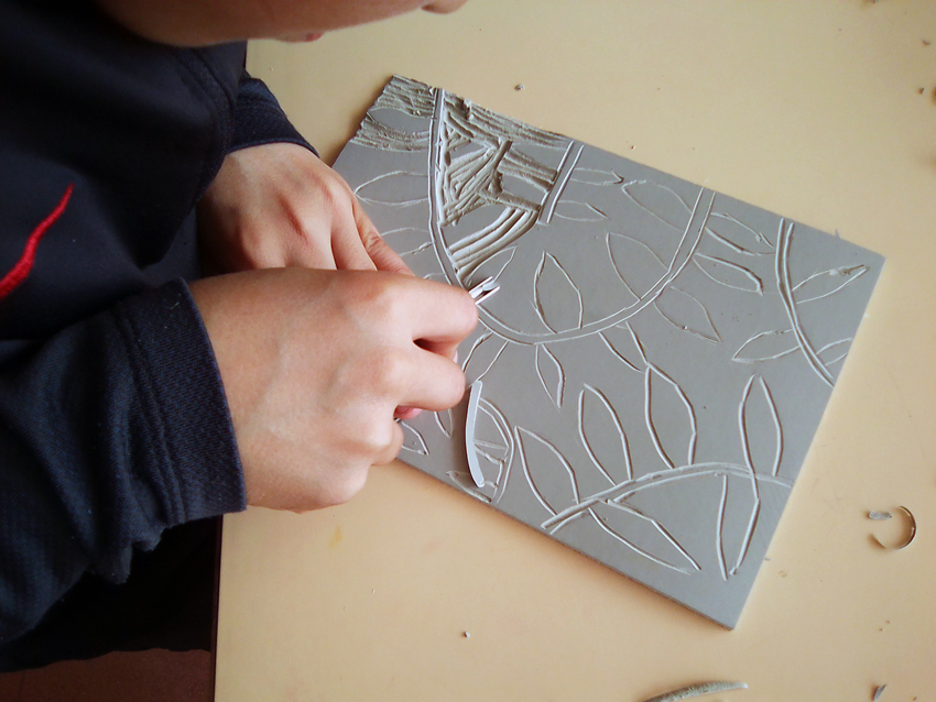 Animation jeune public : visite-atelier "dans l'atelier du graveur"