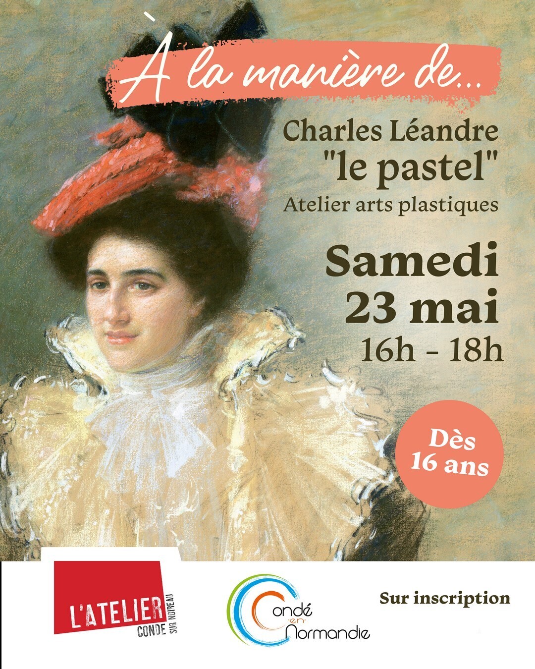 Atelier : à la manière de... Charles Léandre "le pastel""