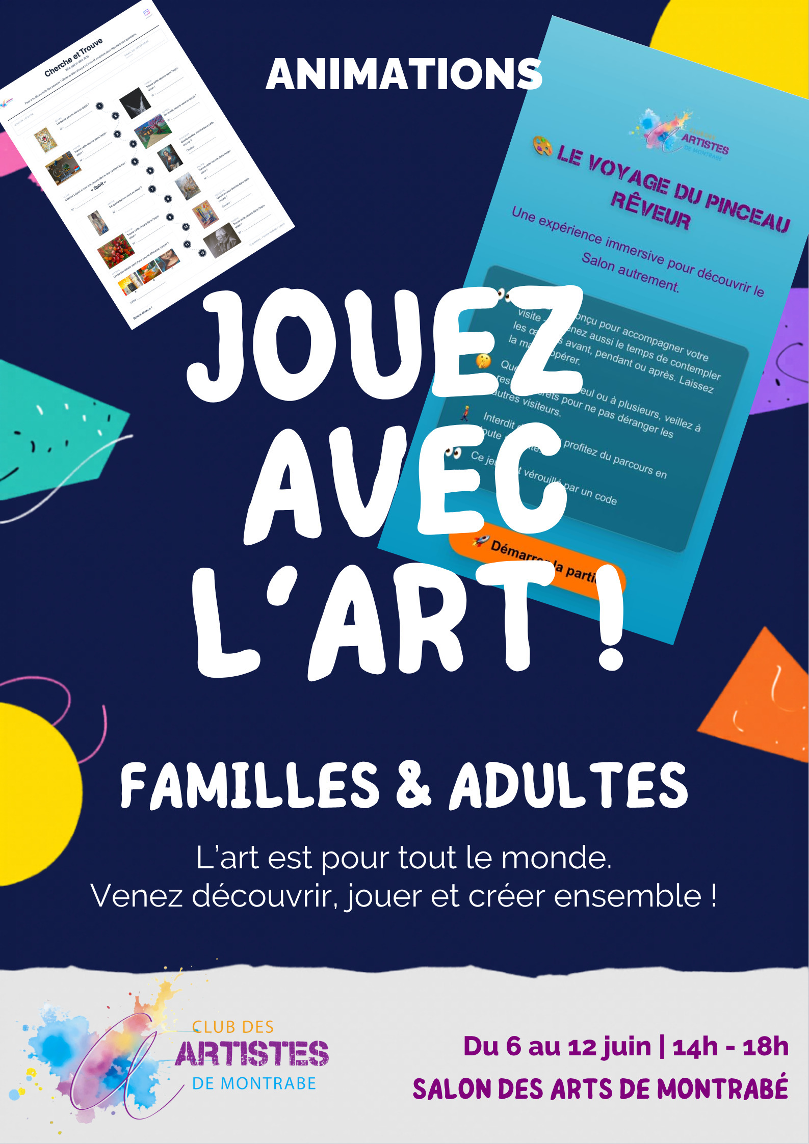 Animations au Salon des Arts de Montrabé