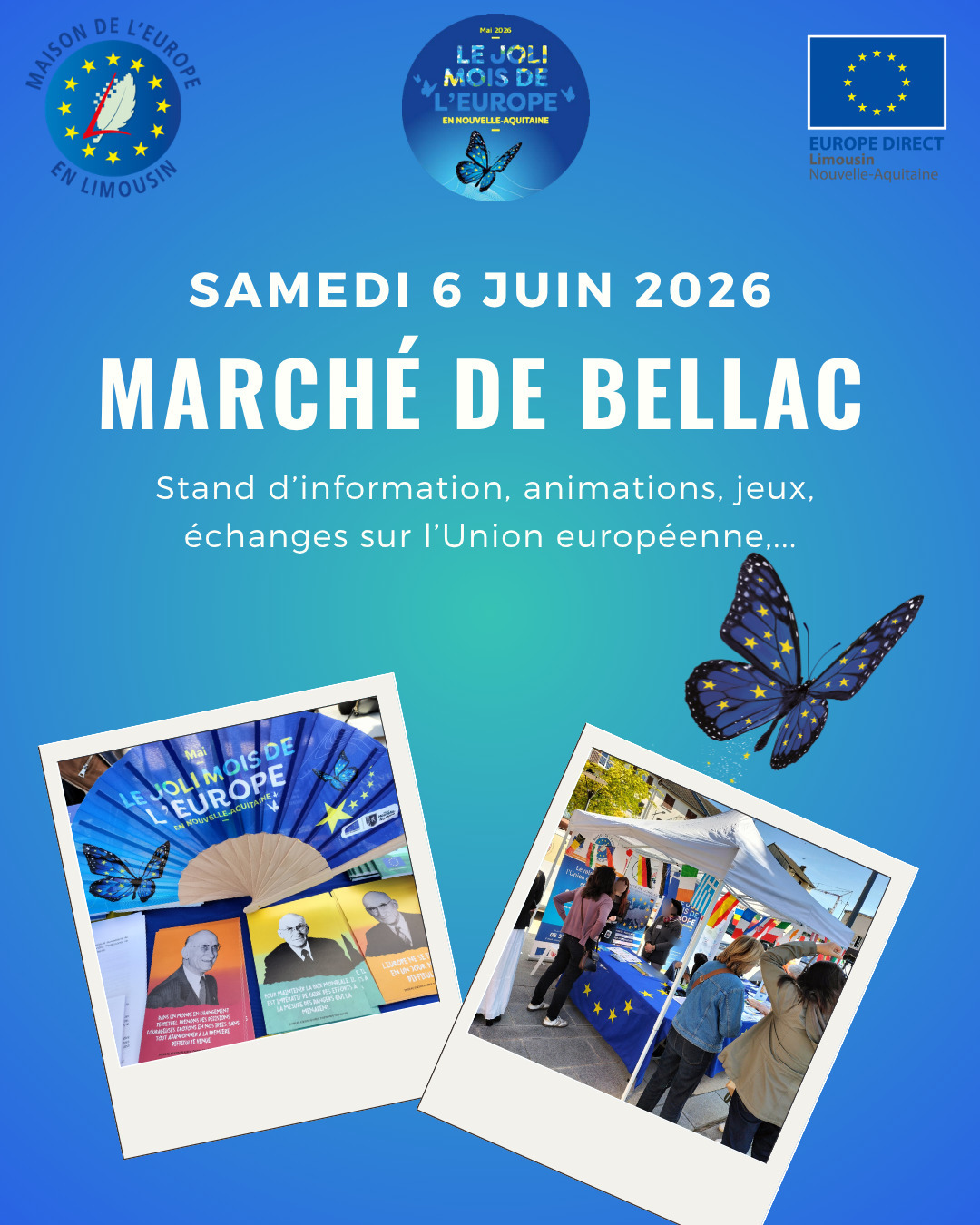 L’Europe s’invite au marché de Bellac !