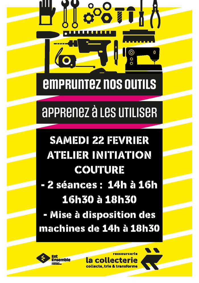 Venez découvrir et pratiquer les bases de la couture