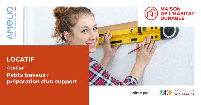 Petits travaux dans mon logement : préparation d'un support
