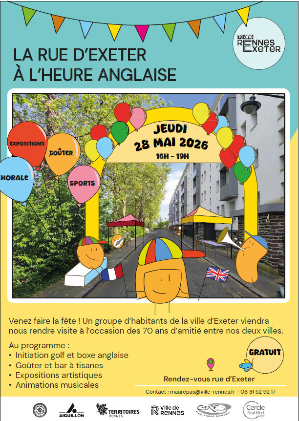 La rue d'Exeter à l'heure anglaise