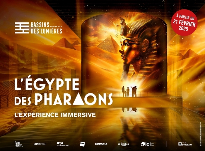 « L’Égypte des Pharaons » aux Bassins des Lumières