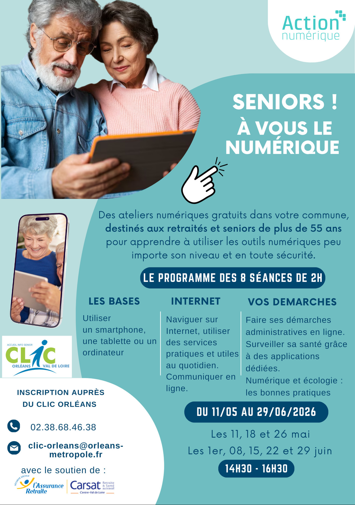A vous le Numérique Seniors ! à Orléans