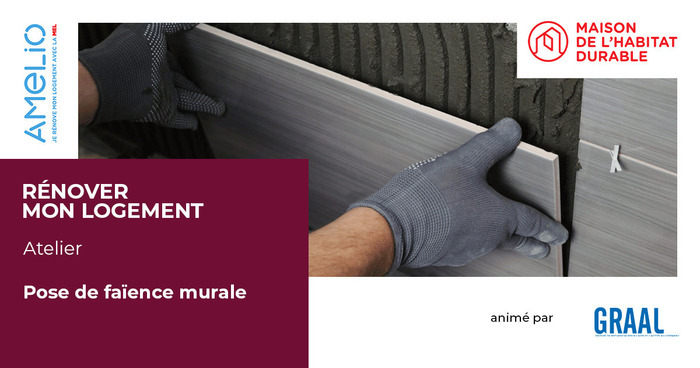 Pose de faïence murale