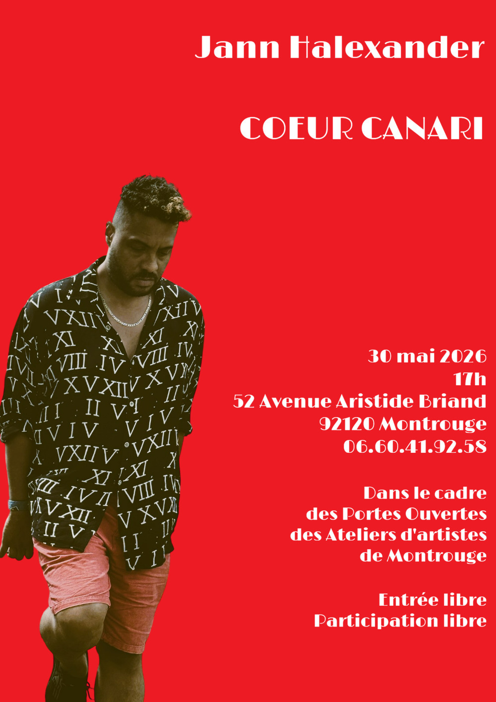 Jann Halexander en concert 'Coeur Canari'