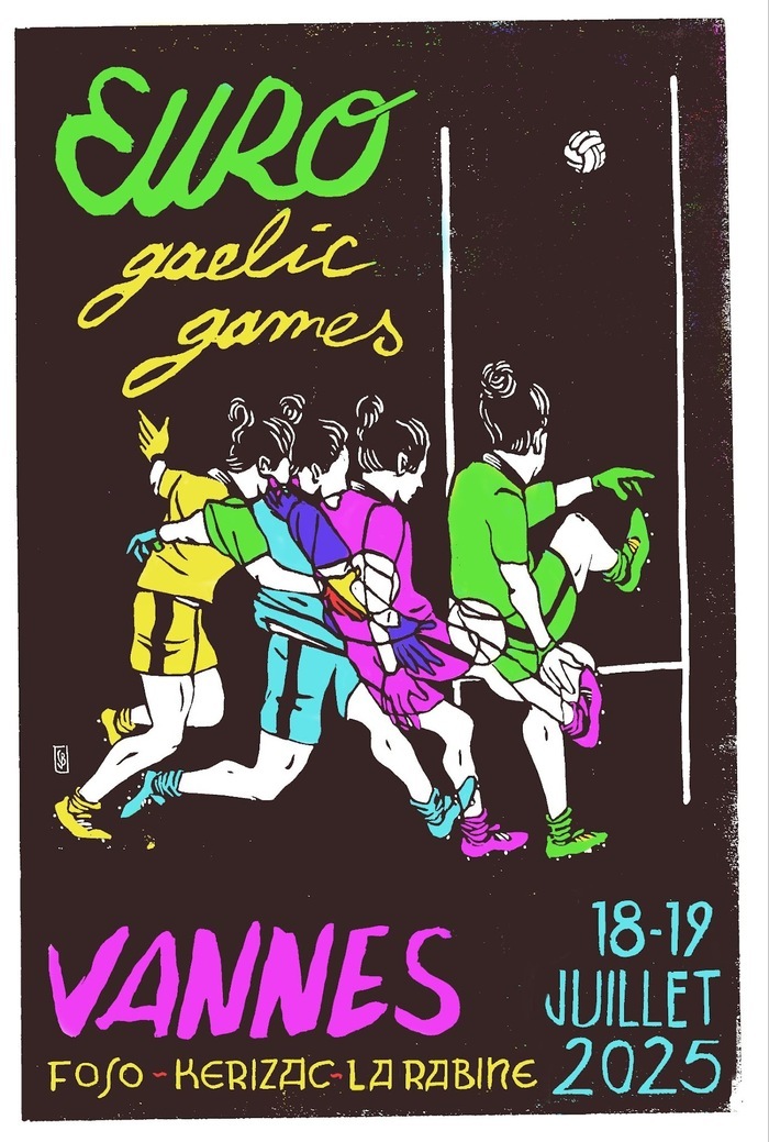 Vannes aura l'honneur d'accueillir les Euro Gaelic Games - Football gaélique, compétition internationale de jeux gaéliques.