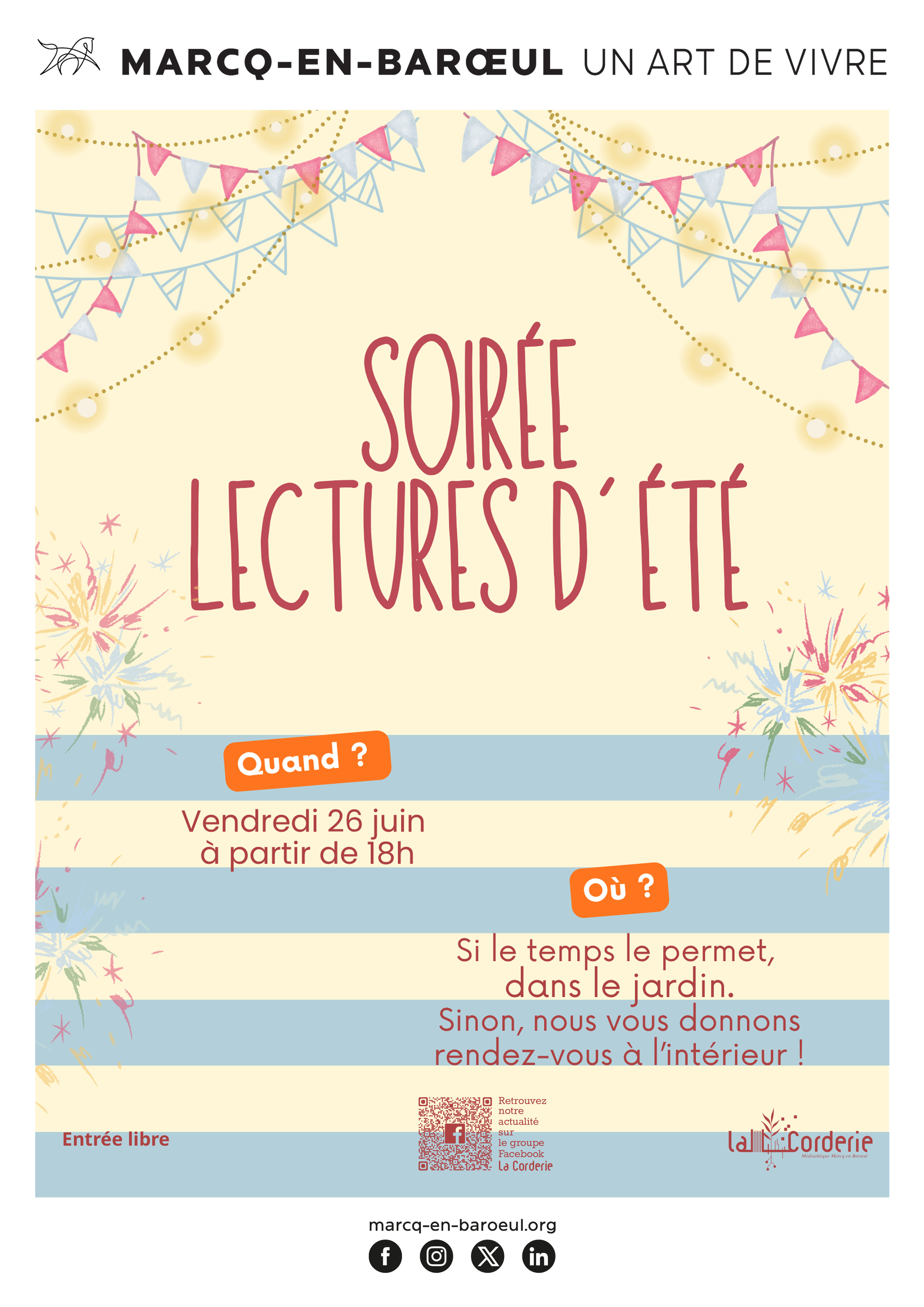 Soirée lectures d'été
