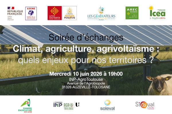 Climat, agriculture, agrivoltaïsme : quels enjeux pour nos territoires ?