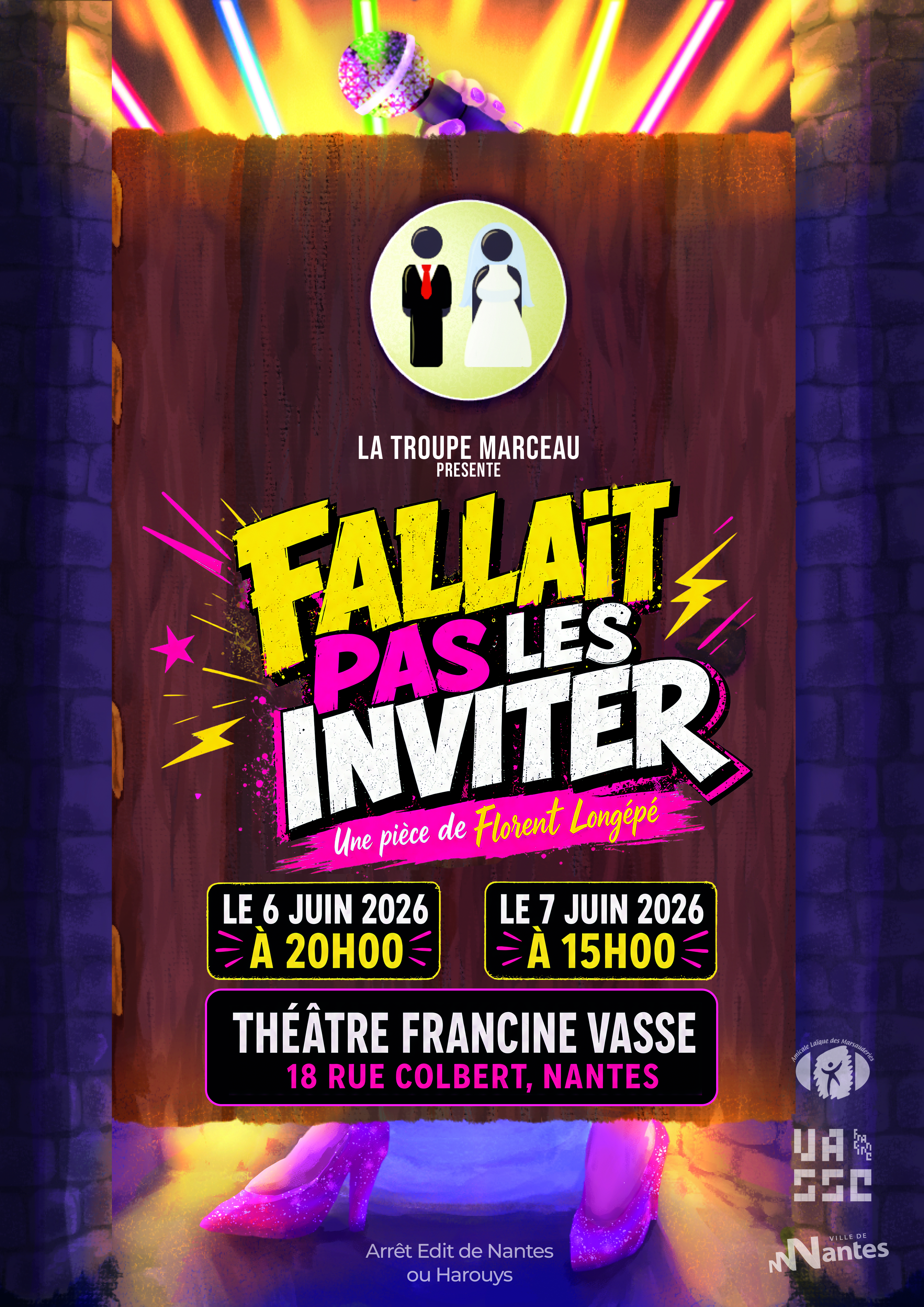 « Fallait pas les inviter ! » - Spectacle de théâtre