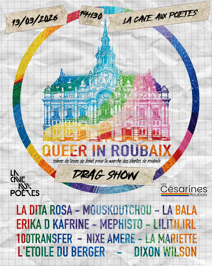 Soirée drag pour financer la Pride de Roubaix 2026