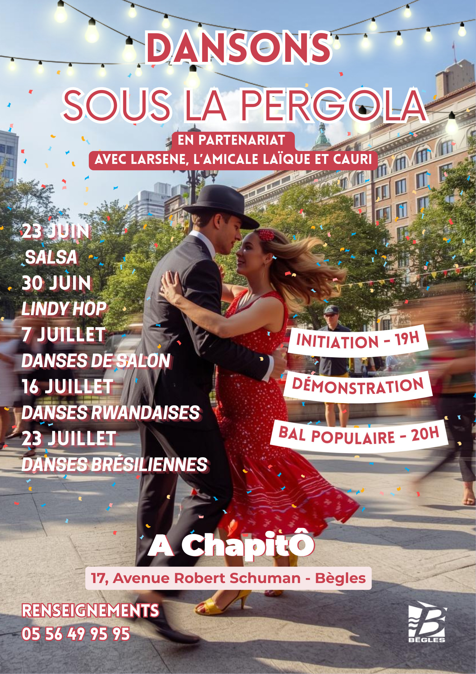 Dansons sous la pergola