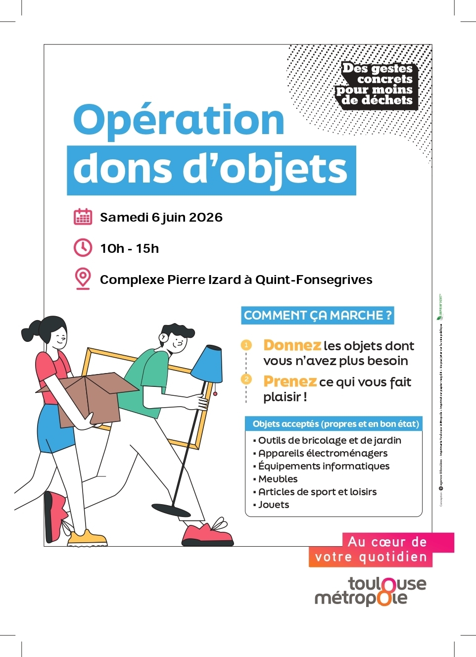 Opération zone de dons