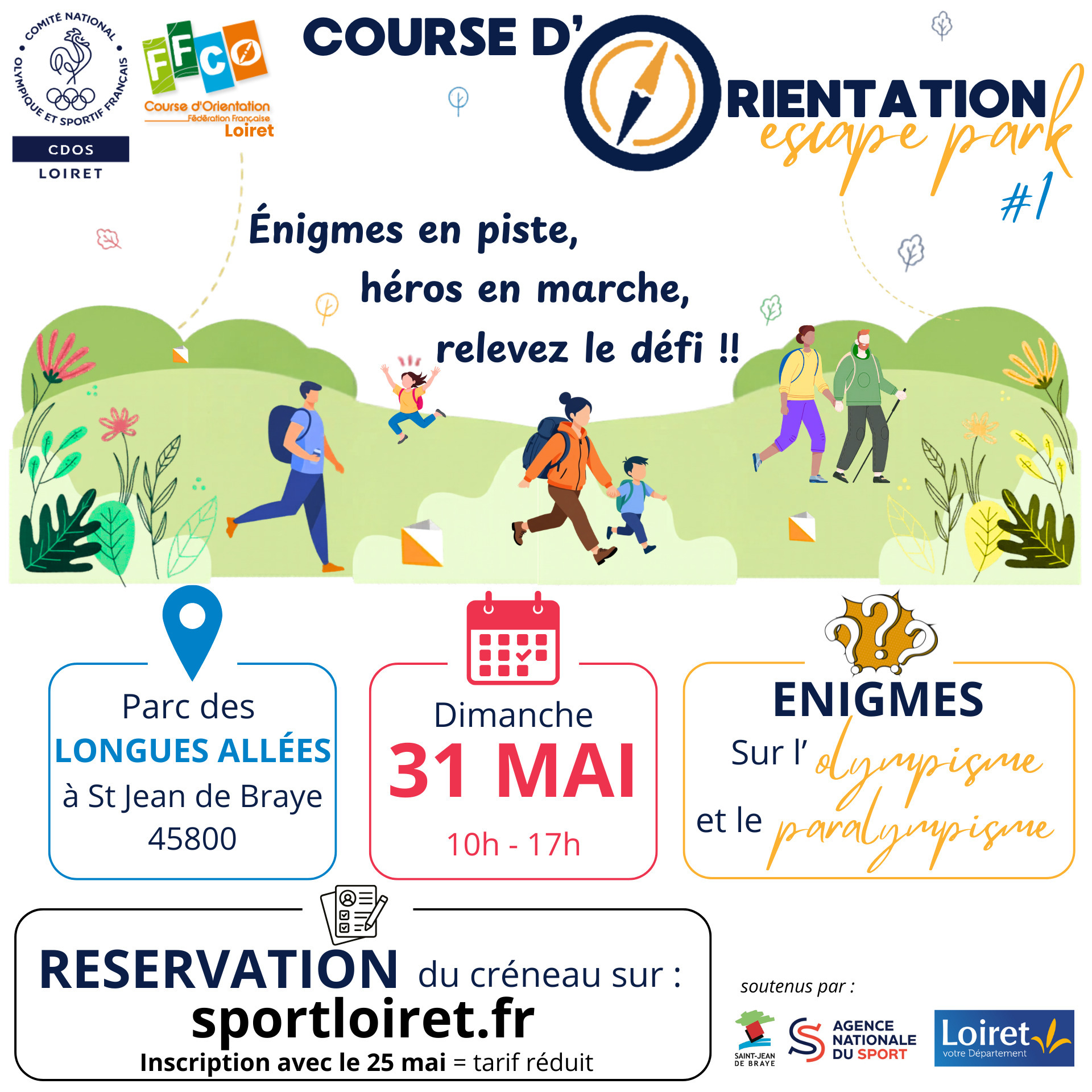 COURSE D’ORIENTATION – ESCAPE PARK #1