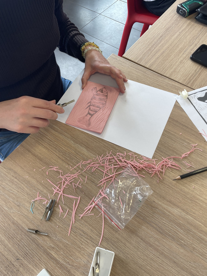 Atelier linogravure
