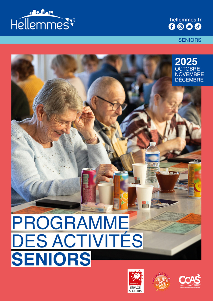 Programme seniors - octobre/décembre 2025
