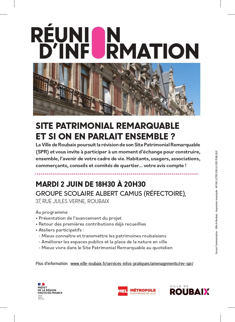 Site patrimonial remarquable — Et si on en parlait ensemble ?