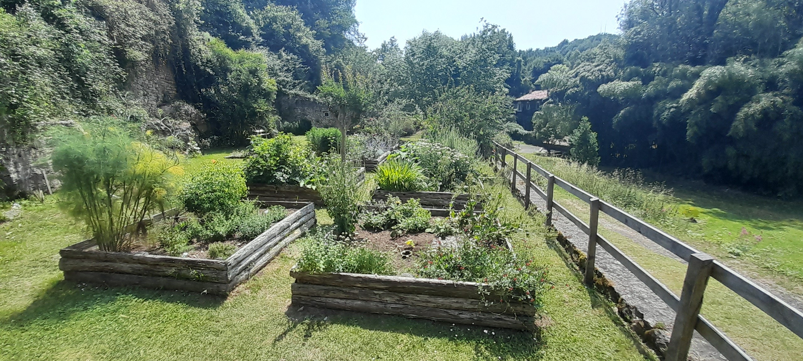 Déambulation dans le jardin médiéval