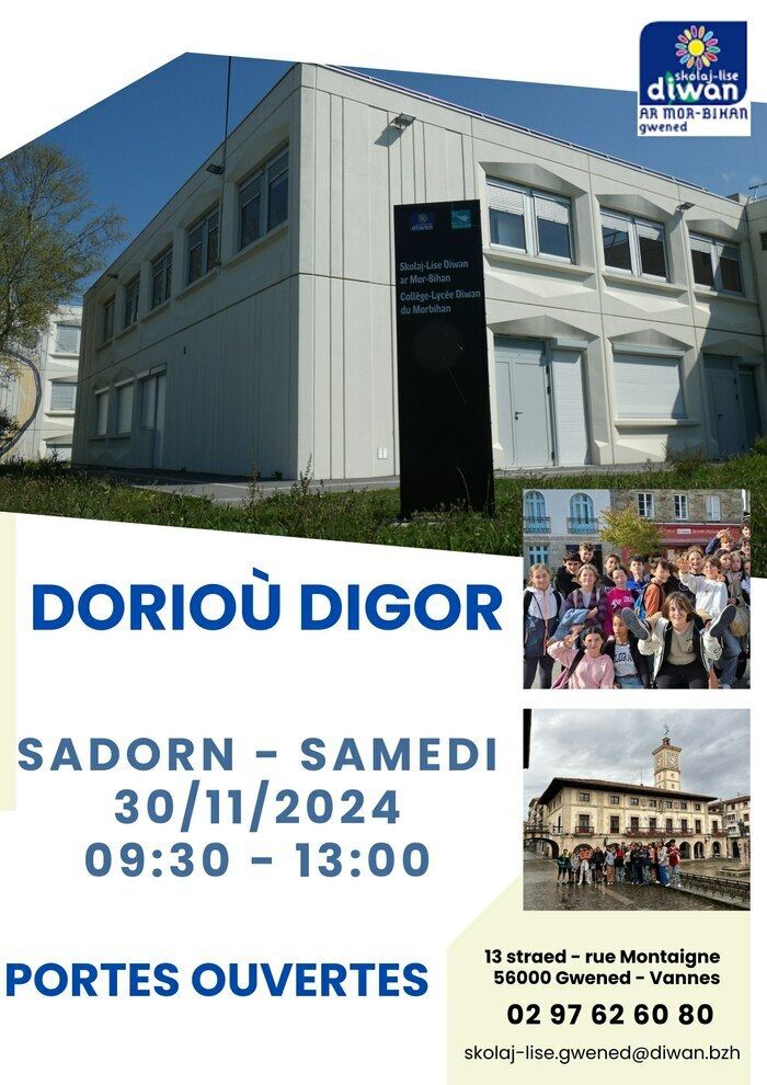 Portes ouvertes du samedi 30 novembre