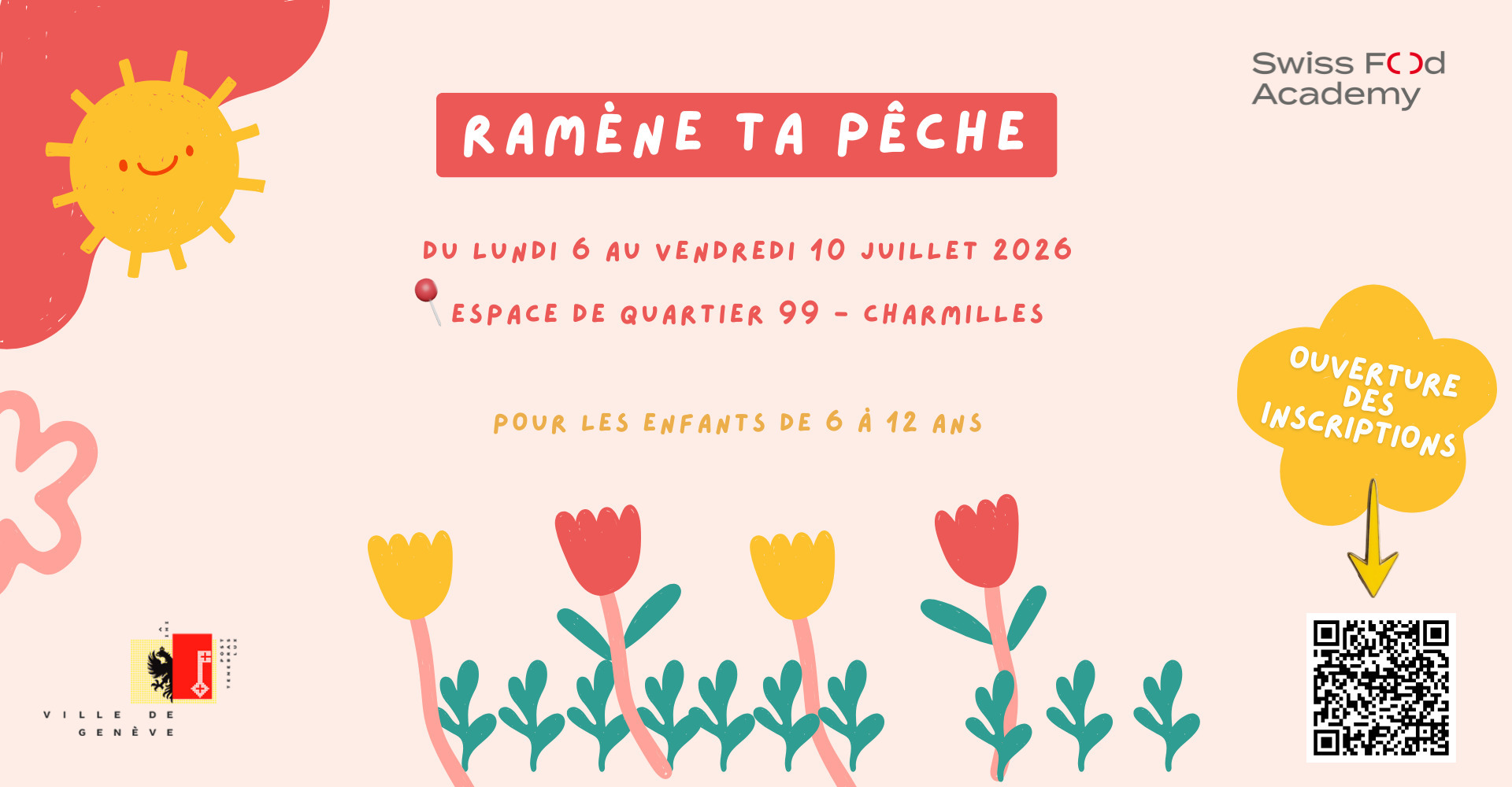Ramène ta pêche : Camp d'été pour les 6 à 12 ans