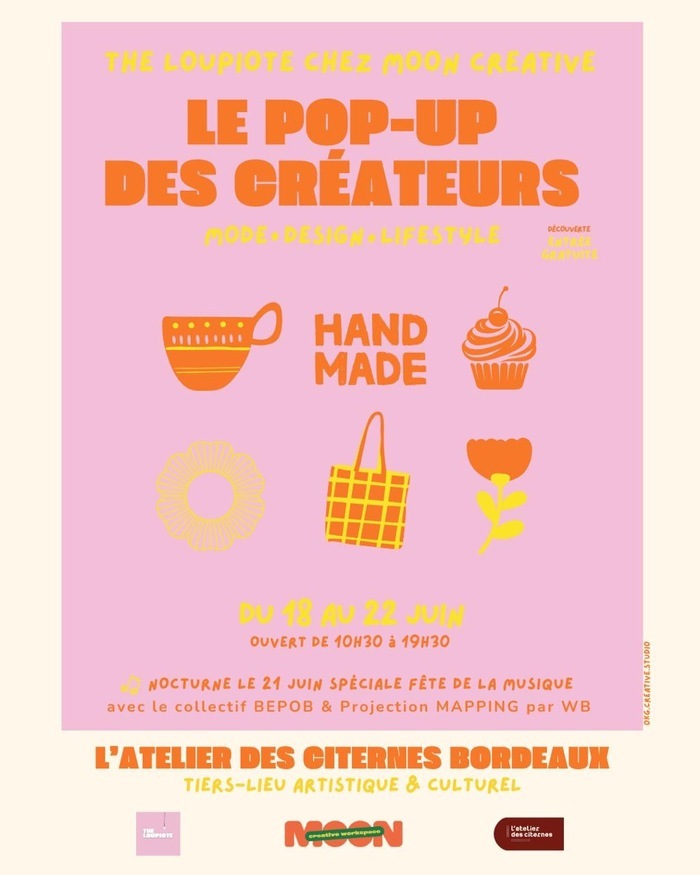 Pop-up store de l’Atelier des Citernes