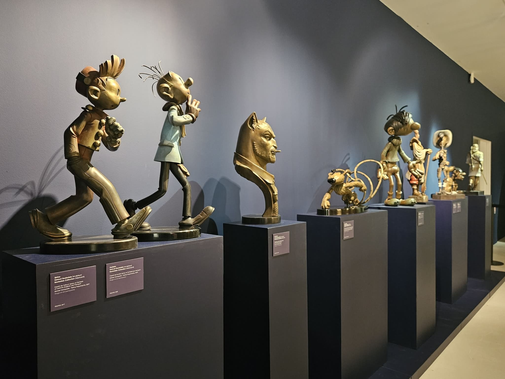 Vernissage de l'exposition "Métamorphoses héroïques - Quand les héros de la BD prennent corps"