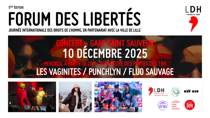 Concert du Forum des libertés de la Ligue des droits de l'Homme