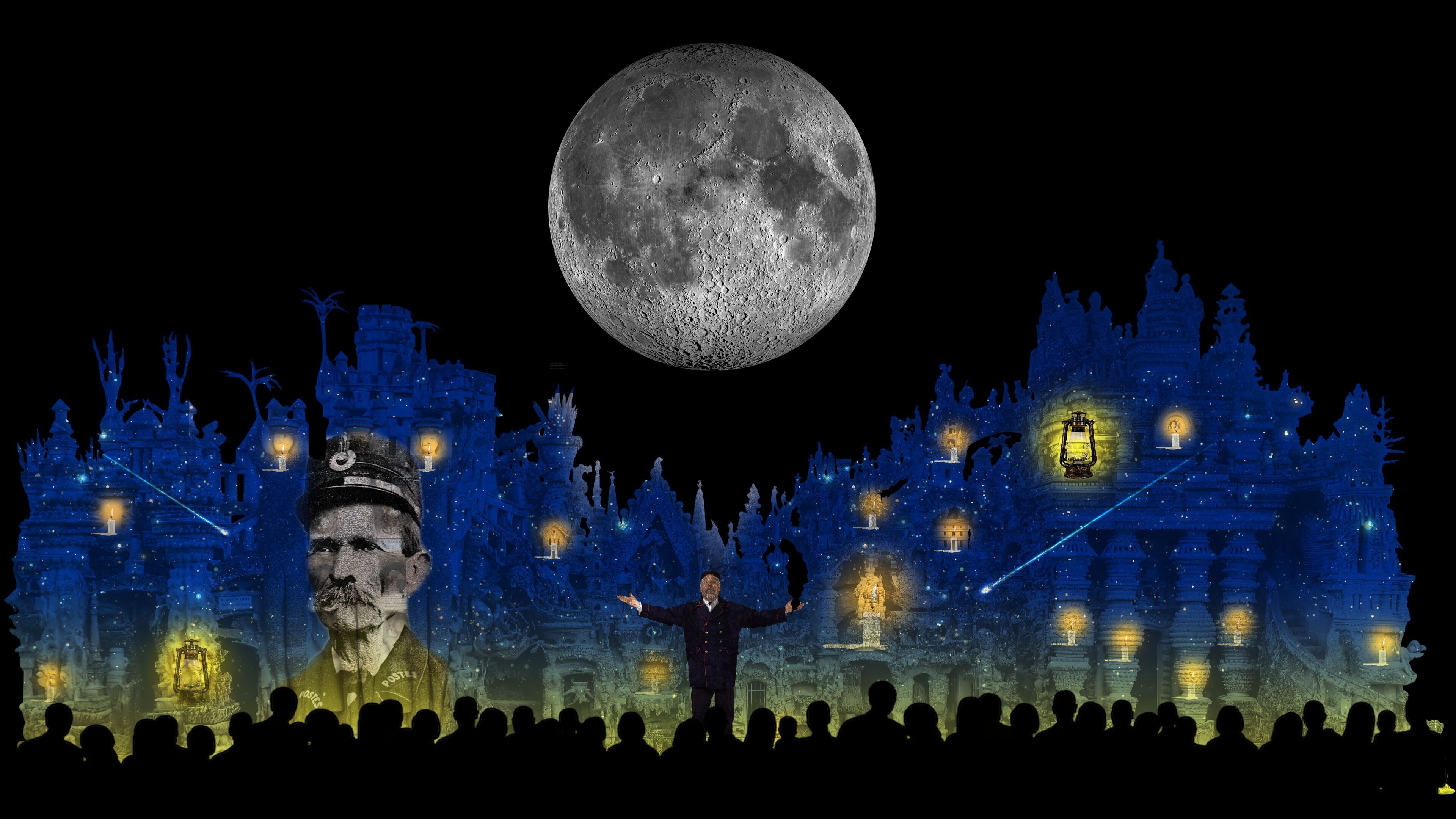 Projection monumentale