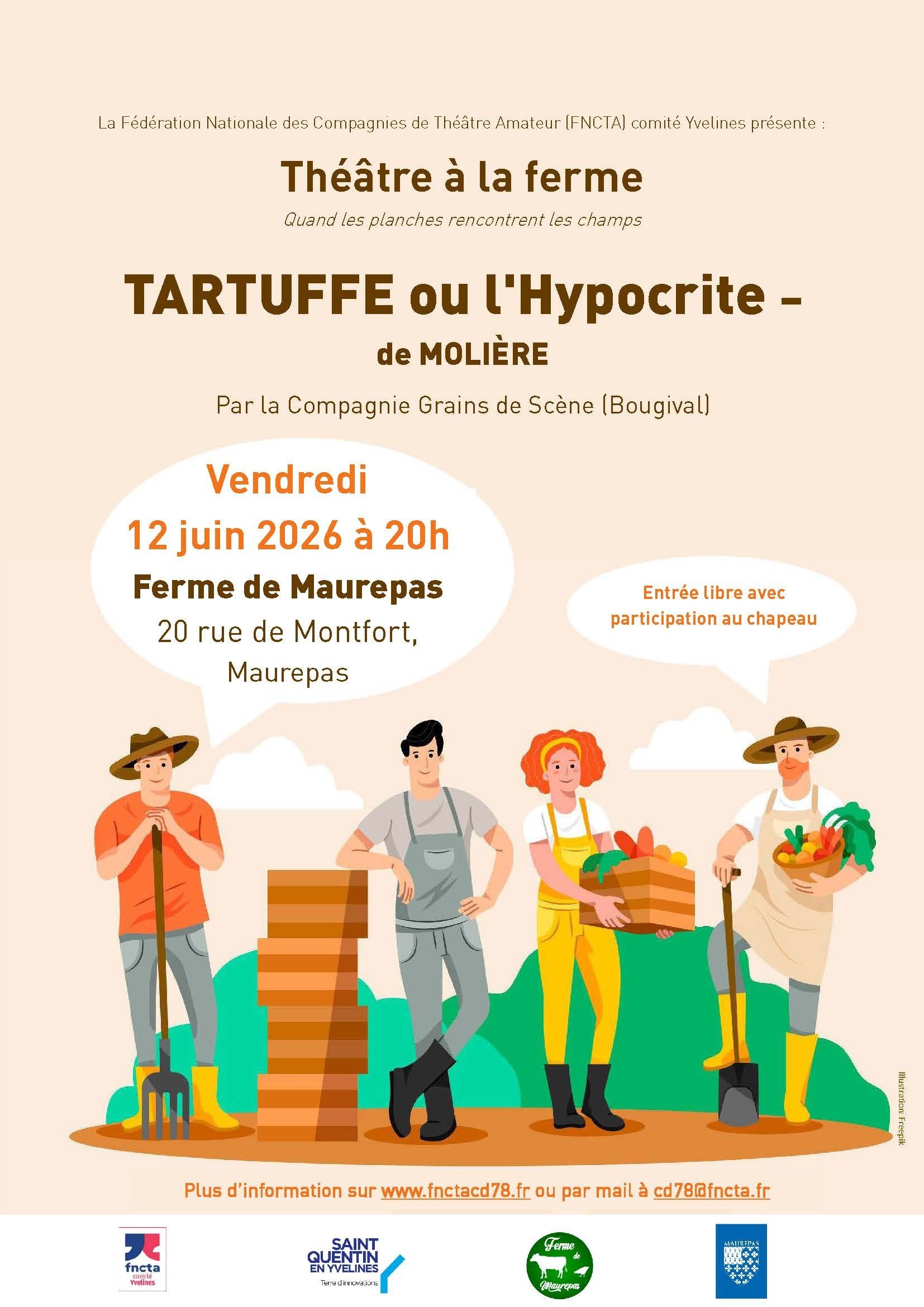 MOLIERE A LA FERME DE MAUREPAS