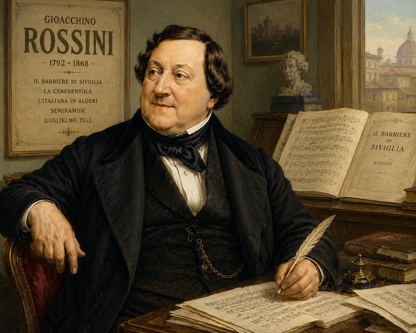 Dans le salon de Rossini