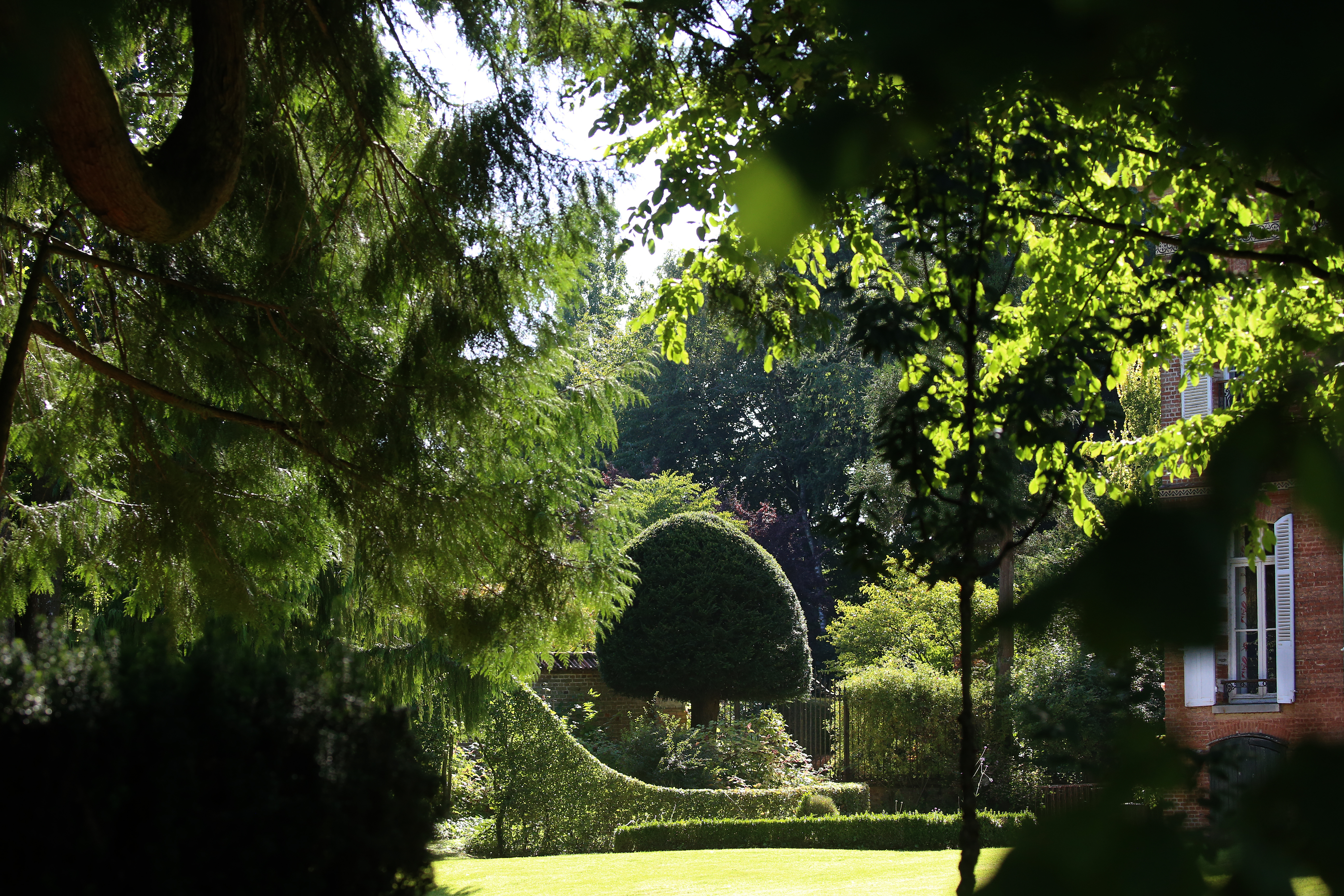 Visite du parc floral du Château de Digeon