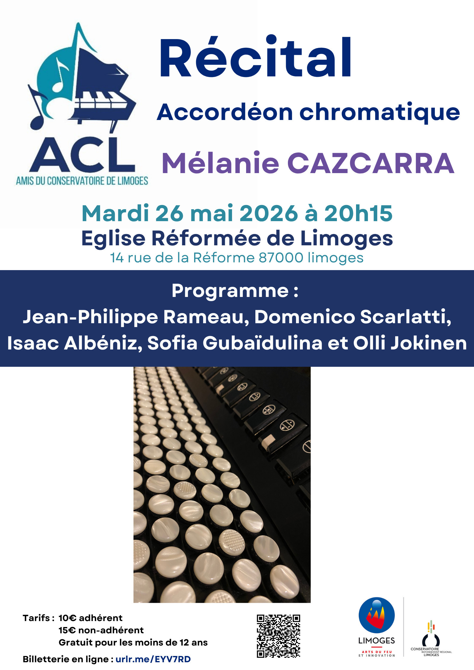 Récital d'accordéon chromatique