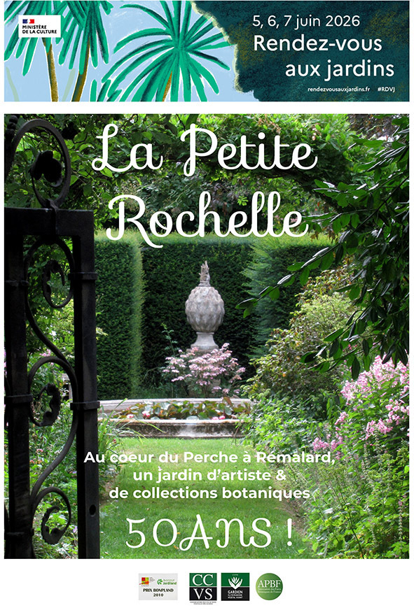 Rendez-vous au Jardin la Petite Rochelle à Rémalard dans le Perche qui fête ses 50 ans