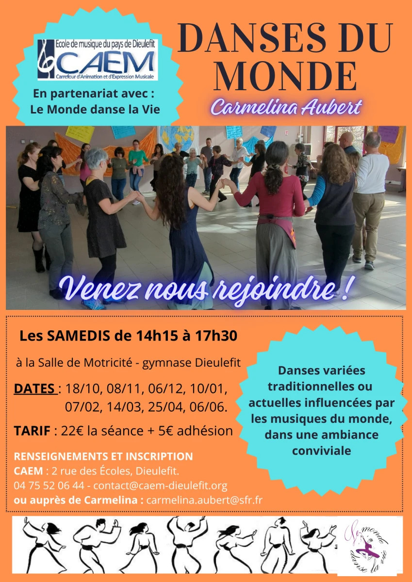 Stage de danses du monde, néo-klezmer et Méditerranée
