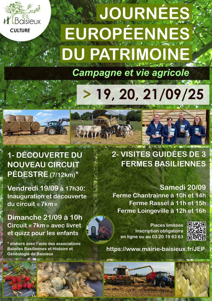 Inauguration of the new pedestrian circuit and visits to 3 Basilian farms