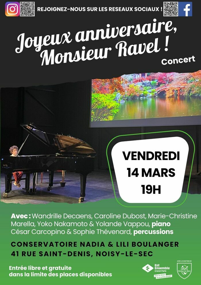 Joyeux anniversaire, M. Ravel ! Le 14 mars 2025