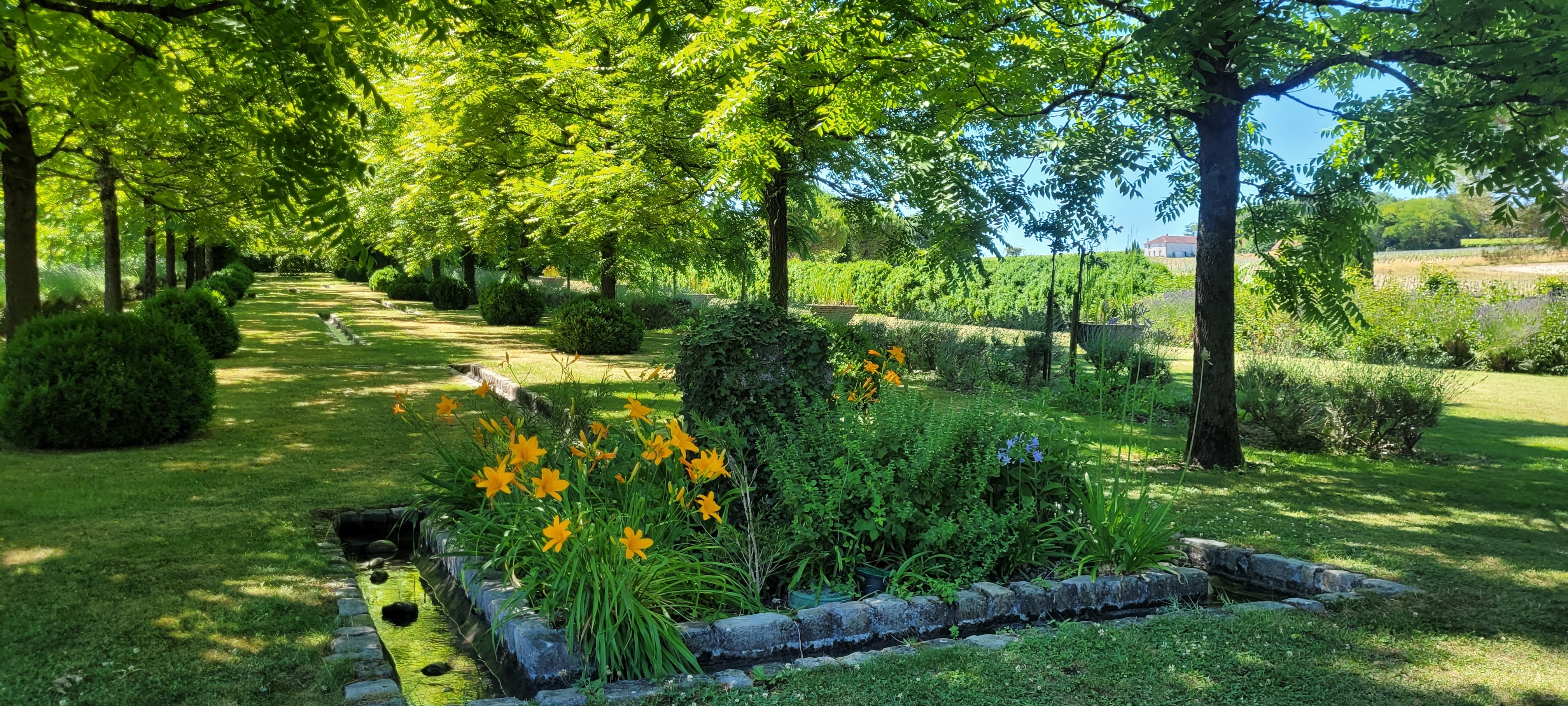 Les différentes vues du Jardin du Chaigne