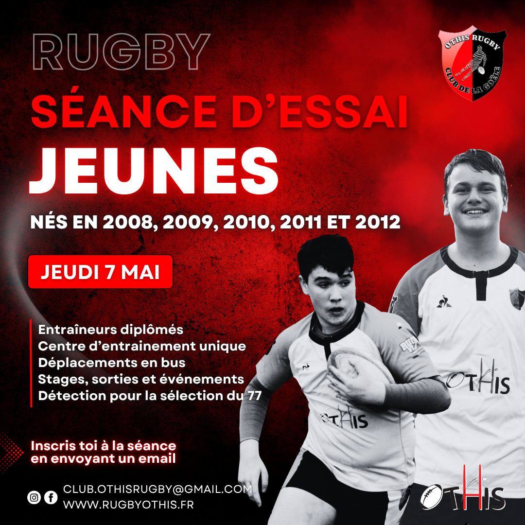 Portes ouvertes - Rugby - jeudi 7 mai