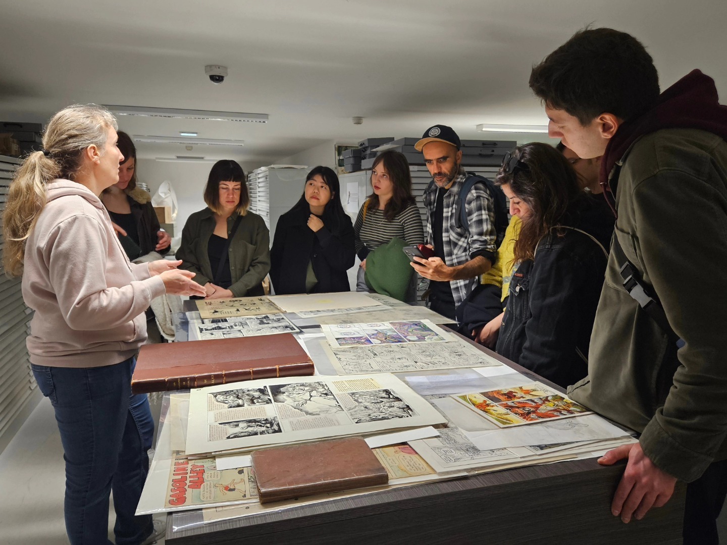 Visites des réserves du Musée de la bande dessinée