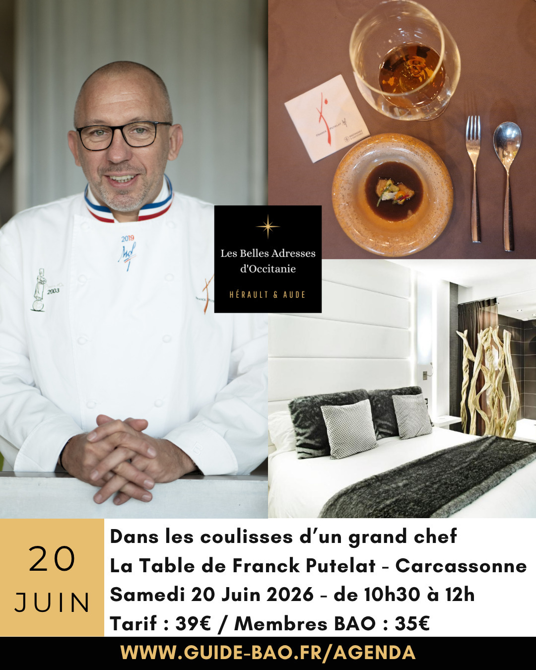 Rdv gourmand d'exception - A la rencontre de Franck Putelat