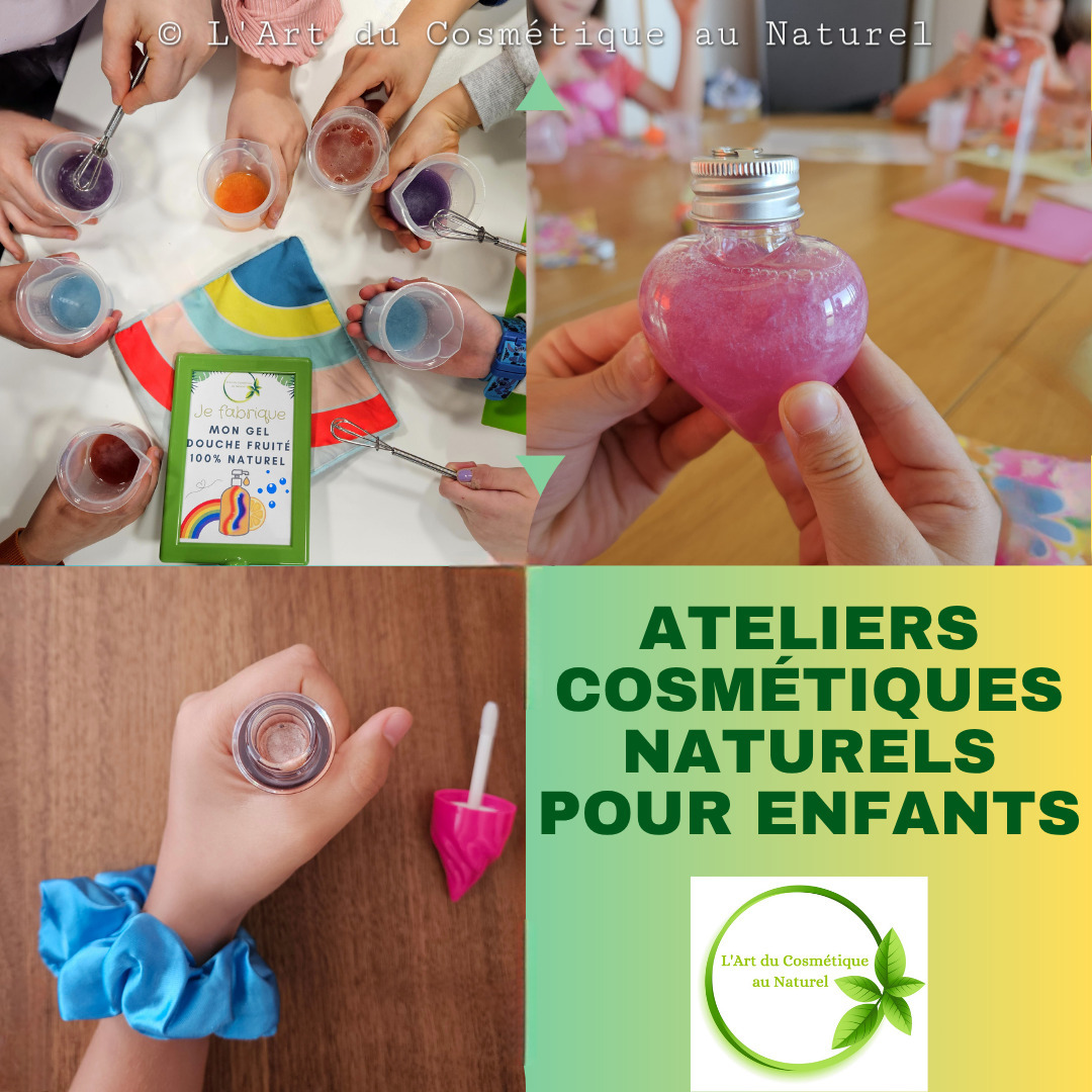 Organisez un atelier cosmétique naturel pour l'anniversaire de votre enfant!